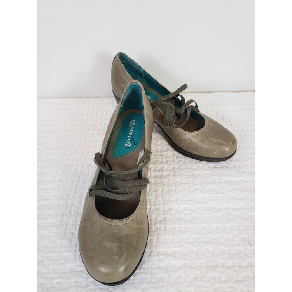 Y2K Merrell Evera Womens Performance Shoes Size 7.5 Leather Distressed Boho